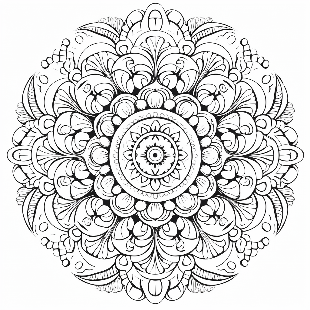 Mandala Magic - Adult Coloring Book (Digital Download)
