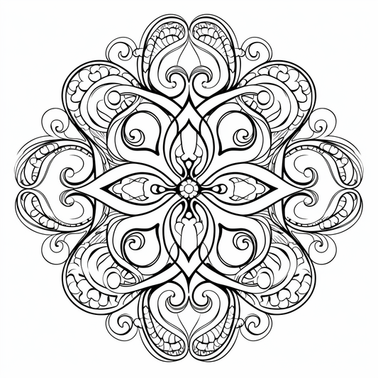 Mandala Magic - Adult Coloring Book (Digital Download)